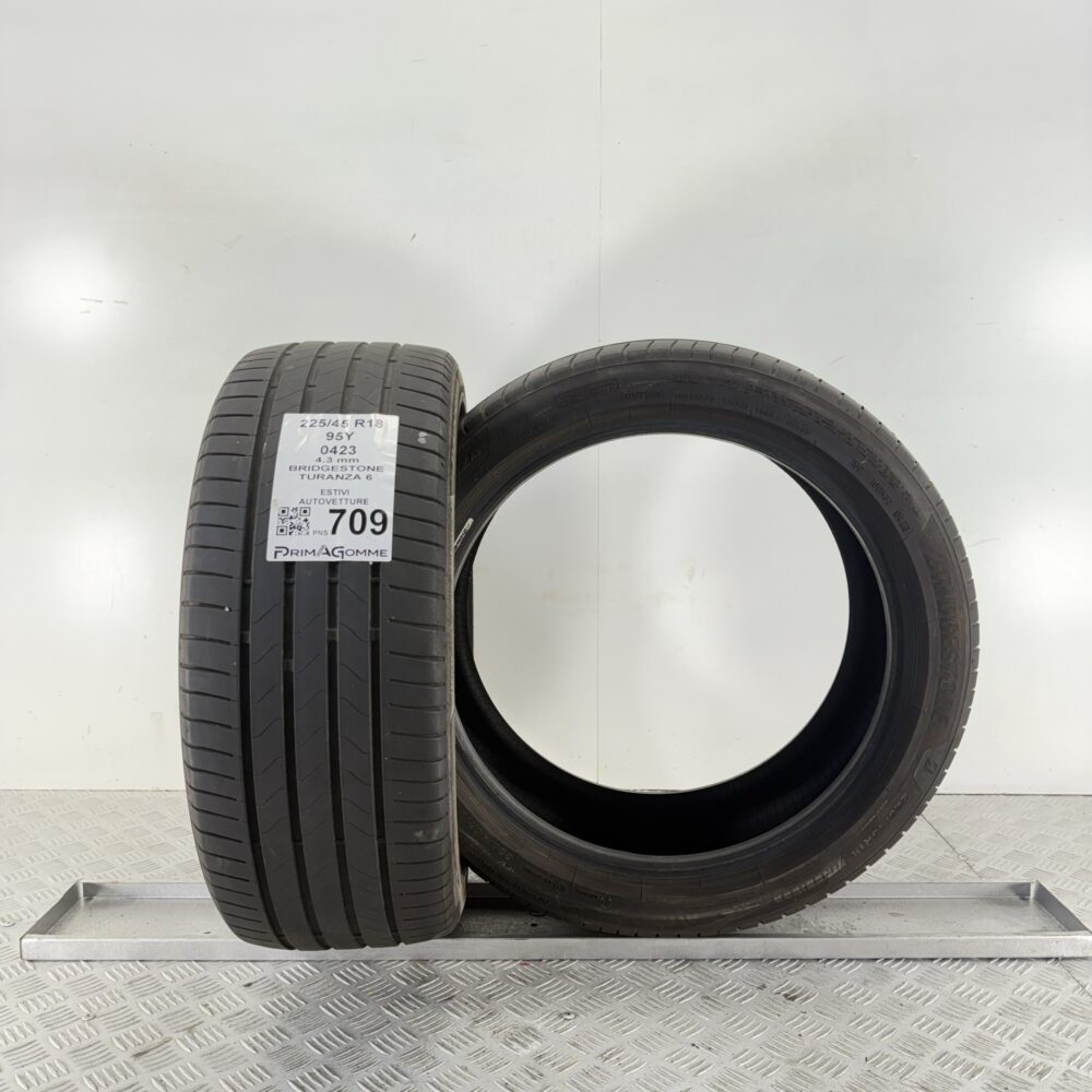 Pneumatici Usati 225 45 R18 95Y Bridgestone Turanza 6 Estive | Gomme Usate | PrimaGomme.it Pneumatici Usati 225 45 R18 95Y Bridgestone Turanza 6 Estive - immagine 4