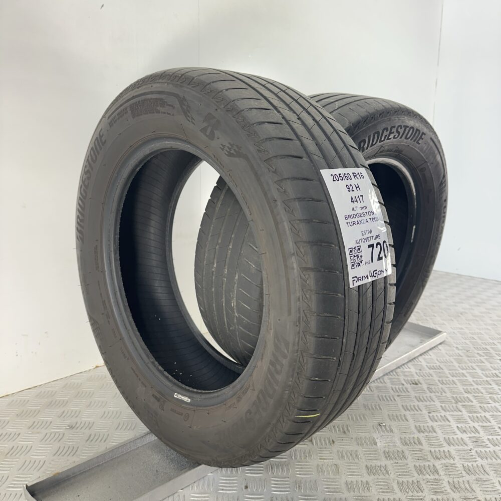 Pneumatici Usati 205 60 R16 92H Bridgestone Turanza T005 Estive | Gomme Usate | PrimaGomme.it Pneumatici Usati 205 60 R16 92H Bridgestone Turanza T005 Estive - immagine 4