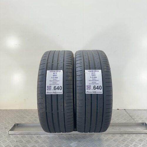Pneumatici Usati 225 40 ZR19 93Y Toyo Proxes Sport Estive