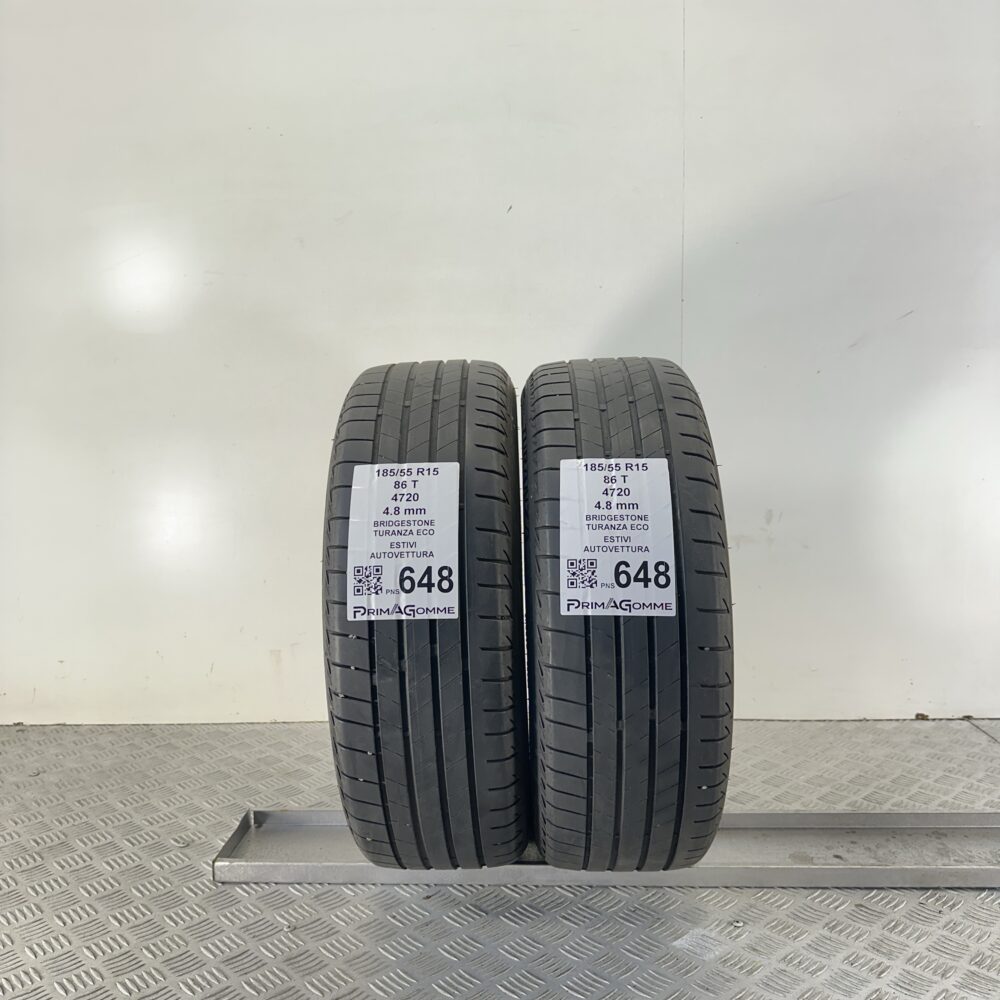 Pneumatici Usati 185 55 R15 86T Bridgestone Turanza Eco Estive | Gomme Usate | PrimaGomme.it Pneumatici Usati 185 55 R15 86T Bridgestone Turanza Eco Estive