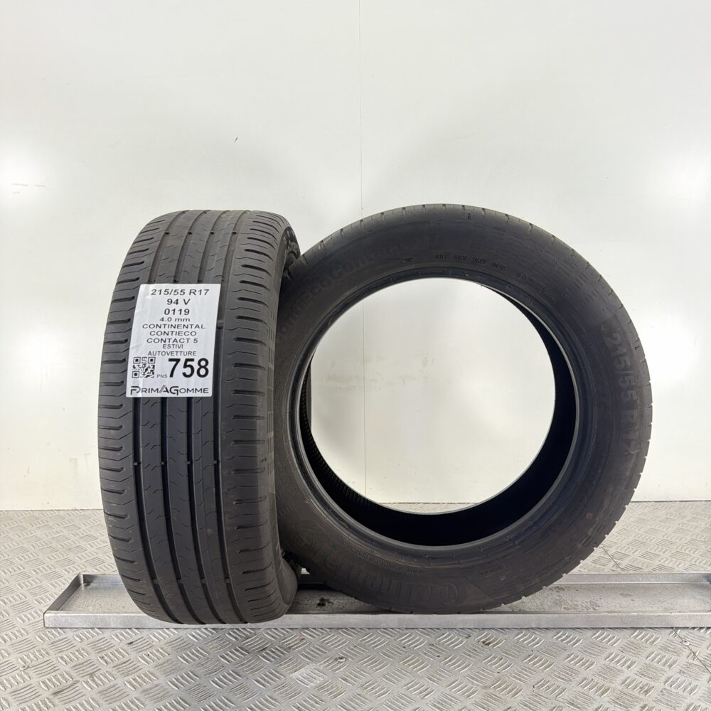 Pneumatici Usati 215 55 R17 94V Continental ContiEcoContact 5 Estive | Gomme Usate | PrimaGomme.it Pneumatici Usati 215 55 R17 94V Continental ContiEcoContact 5 Estive - immagine 4