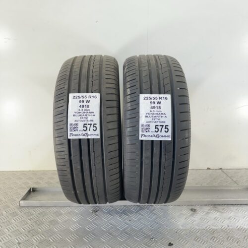 Pneumatici Usati 225 55 R16 99W Yokohama Bluearth-A 90% Estive