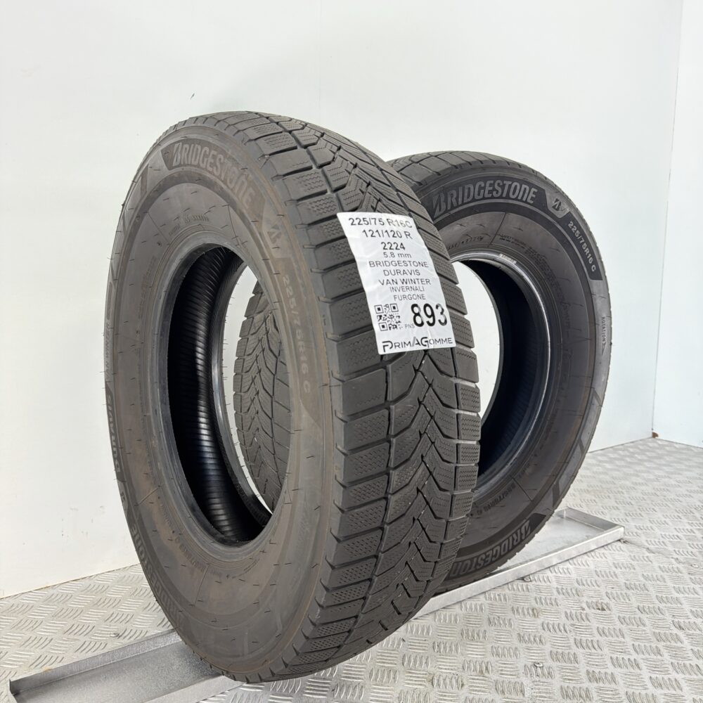 Pneumatici Usati 225 75 R16C 121 120R Bridgestone Duravis Van Winter 76% Invernali | Gomme Usate | PrimaGomme.it Pneumatici Usati 225 75 R16C 121 120R Bridgestone Duravis Van Winter 76% Invernali - immagine 7
