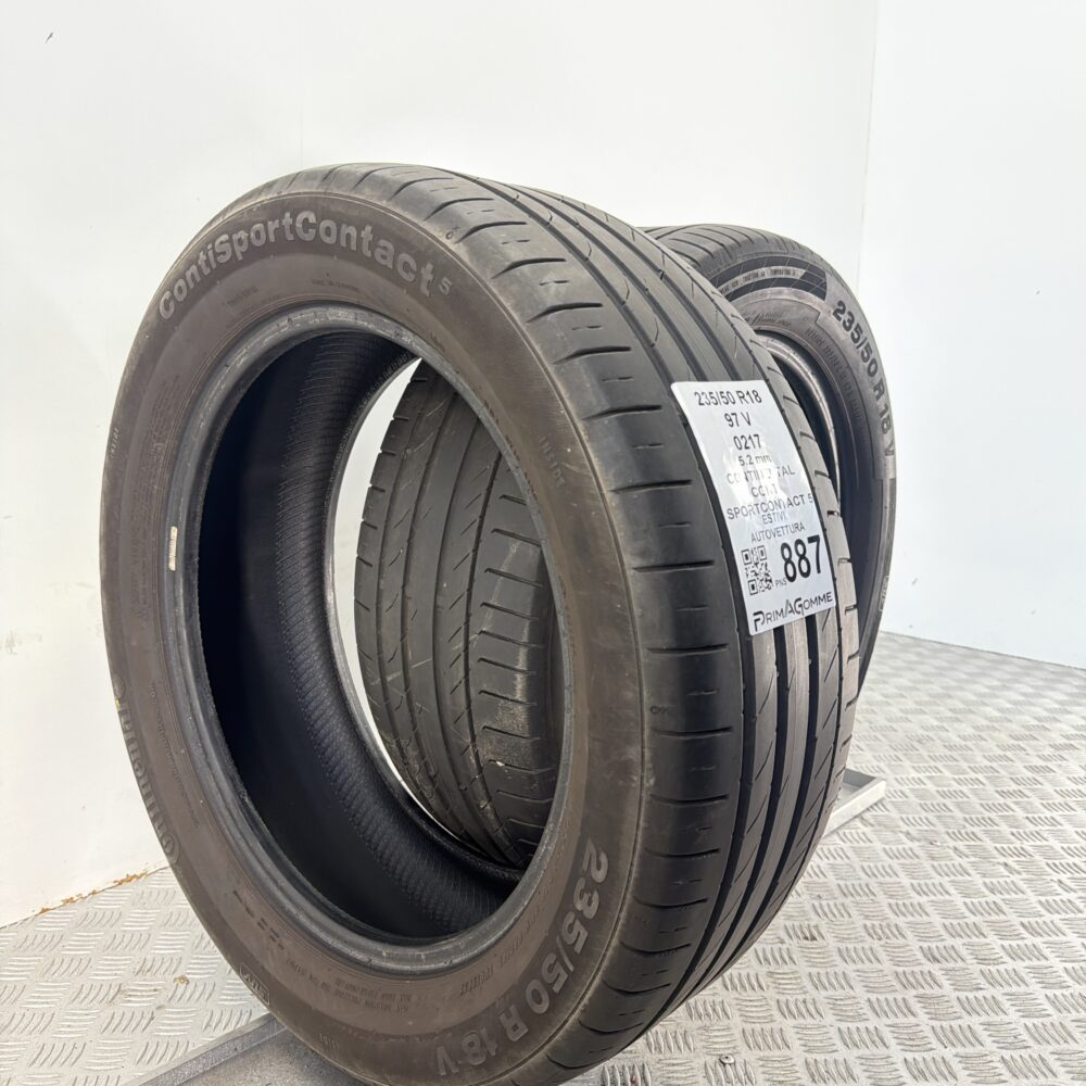 Pneumatici Usati 235 50 R18 97V Continental SportContact 5 74% Estive | Gomme Usate | PrimaGomme.it Pneumatici Usati 235 50 R18 97V Continental SportContact 5 74% Estive - immagine 5