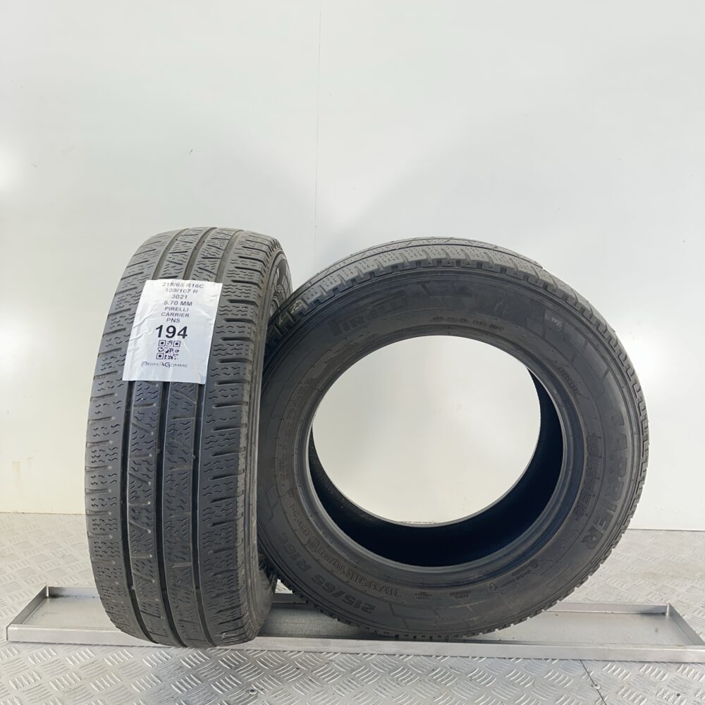 Pneumatici Usati 215 65 R16C 109/107R Pirelli Carrier 81% Invernali | Gomme Usate | PrimaGomme.it Pneumatici Usati 215 65 R16C 109/107R Pirelli Carrier 81% Invernali - immagine 4
