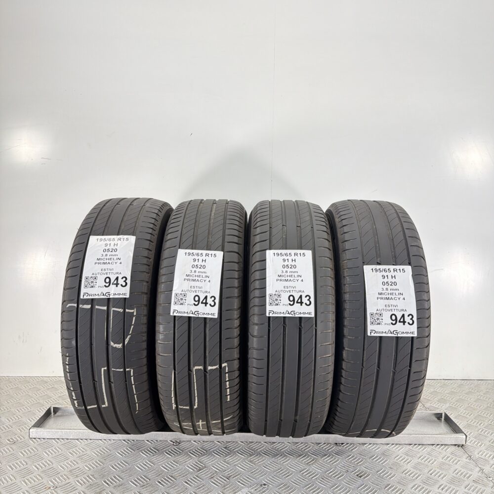 Pneumatici Usati 195 65 R15 91H Michelin Primacy 4 Estive | Gomme Usate | PrimaGomme.it Pneumatici Usati 195 65 R15 91H Michelin Primacy 4 Estive