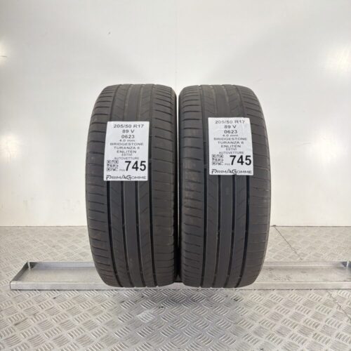 Pneumatici Usati 205 50 R17 89V Bridgestone Turanza 6 Estive