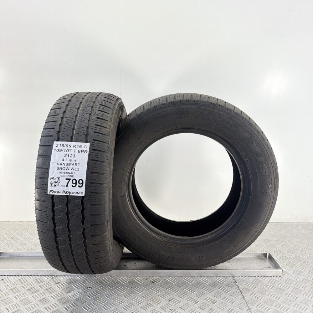 Pneumatici Usati 215 65 R16 C 109 107T VANSMART SNOW WL3 Invernali | Gomme Usate | PrimaGomme.it Pneumatici Usati 215 65 R16 C 109 107T VANSMART SNOW WL3 Invernali - immagine 4