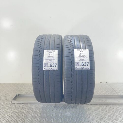 Pneumatici Usati 225 45 R17 91Y Continental Premium Contact 6 Estive