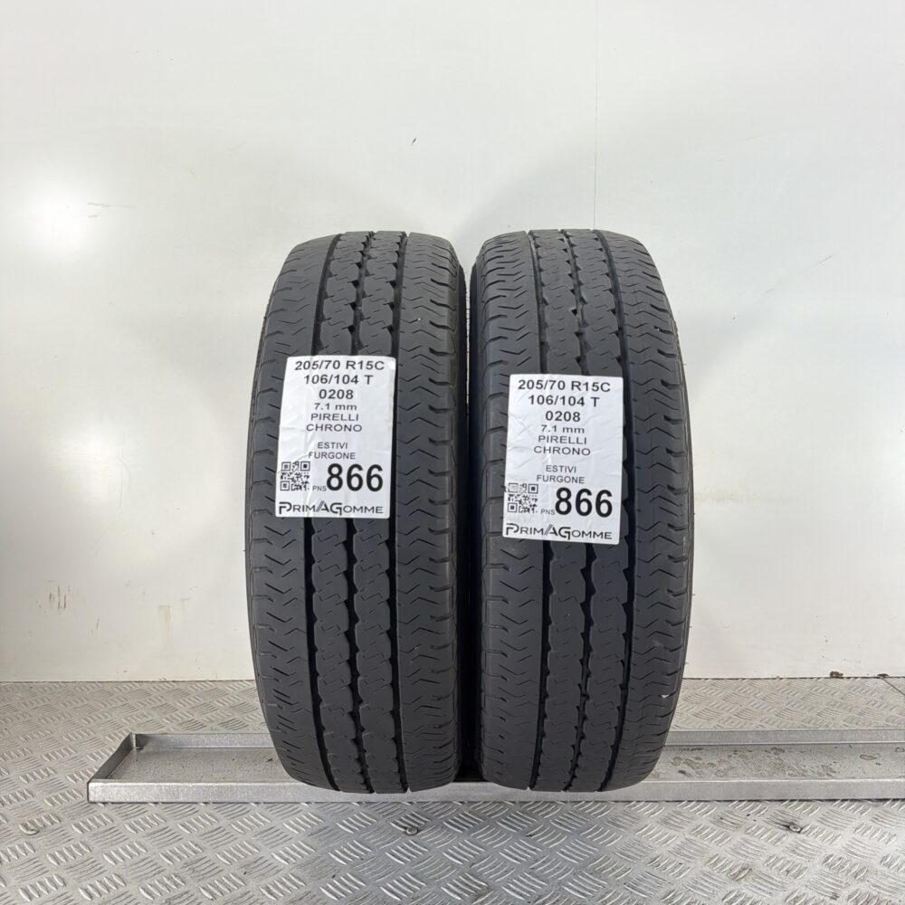 Pneumatici Usati 205 70 R15C 106 104T Pirelli Chrono 91% Estive | Gomme Usate | PrimaGomme.it Pneumatici Usati 205 70 R15C 106 104T Pirelli Chrono 91% Estive