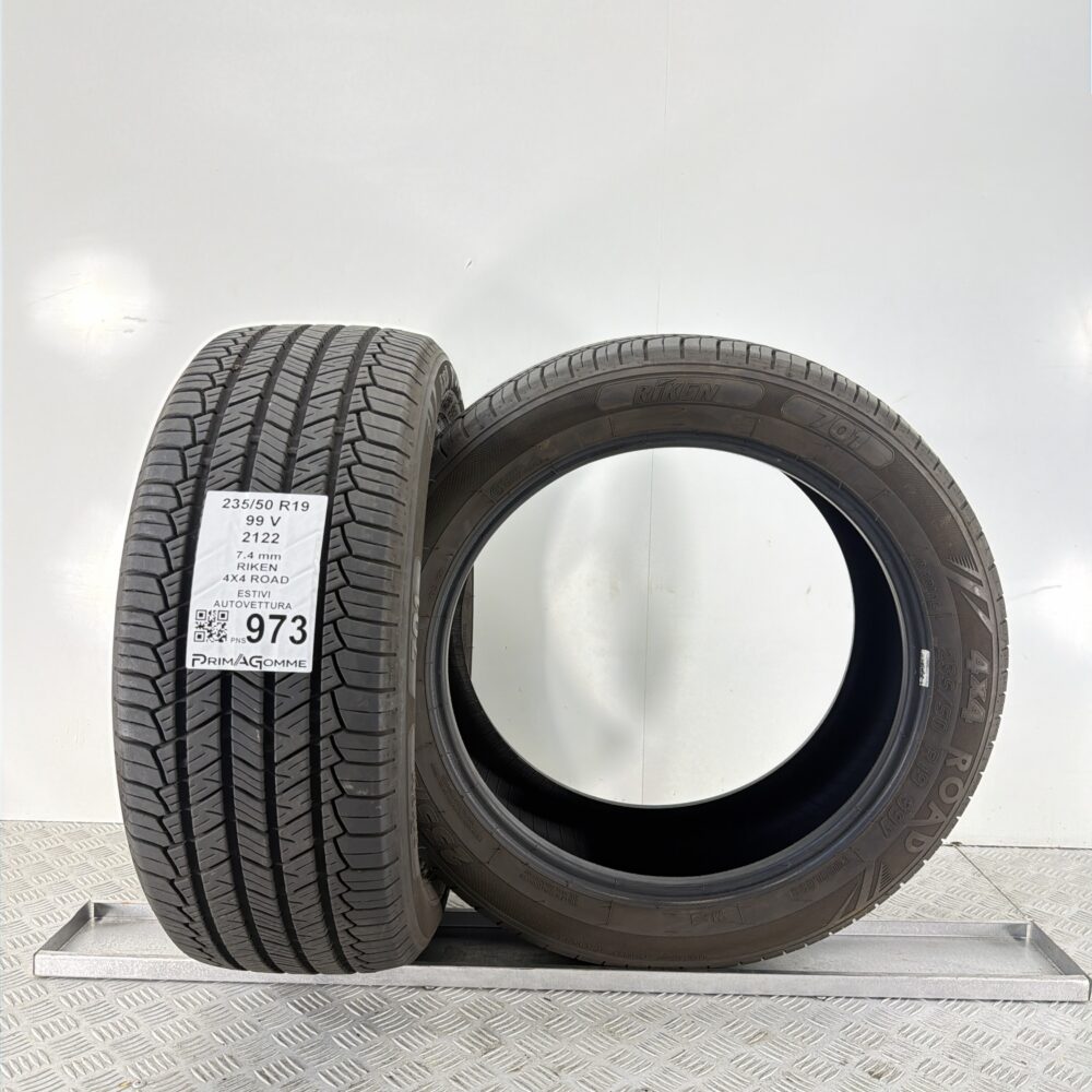 Pneumatici Usati 235 50 R19 99V Riken 4x4 Road 99% Estive | Gomme Usate | PrimaGomme.it Pneumatici Usati 235 50 R19 99V Riken 4x4 Road 99% Estive - immagine 4