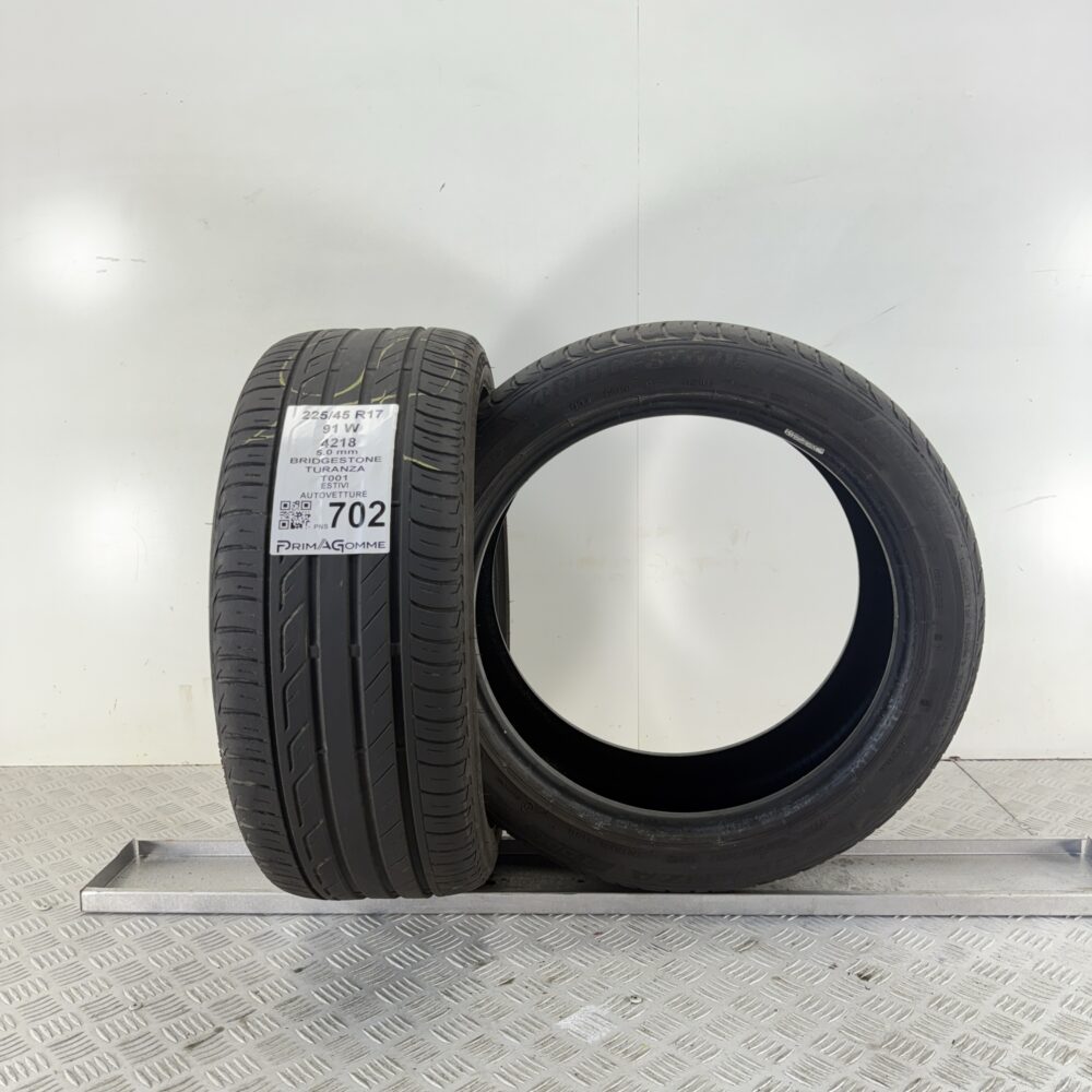 Pneumatici Usati 225 45 R17 91W Bridgestone Turanza T001 71% Estive | Gomme Usate | PrimaGomme.it Pneumatici Usati 225 45 R17 91W Bridgestone Turanza T001 71% Estive - immagine 4