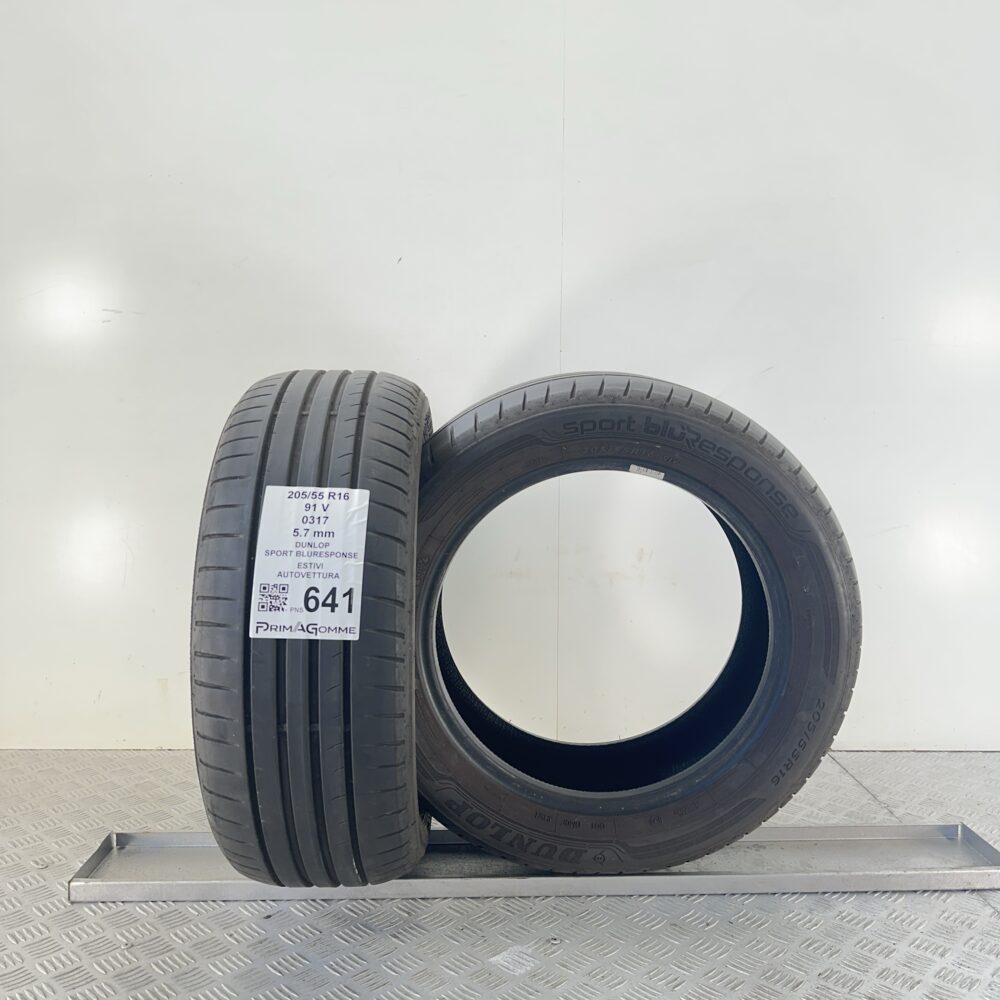 Pneumatici Usati 205 55 R16 91V Dunlop Sport BluResponse 81% Estive | Gomme Usate | PrimaGomme.it Pneumatici Usati 205 55 R16 91V Dunlop Sport BluResponse 81% Estive - immagine 5