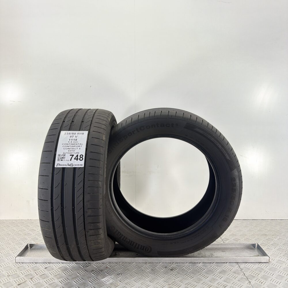 Pneumatici Usati 235 50 R18 97V Continental Contisport Contact 5 78% Estive | Gomme Usate | PrimaGomme.it Pneumatici Usati 235 50 R18 97V Continental Contisport Contact 5 78% Estive - immagine 4