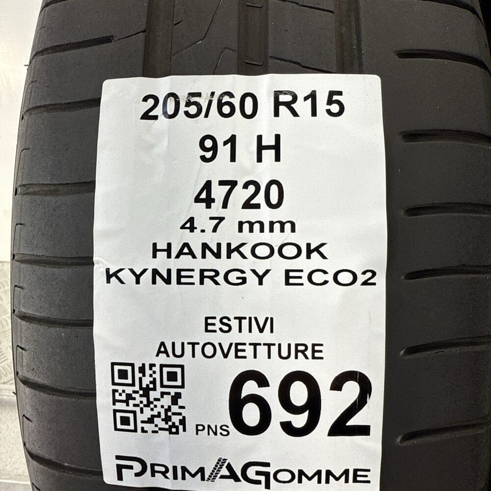 Pneumatici Usati 205 60 R15 91H Hankook Kynergy Eco2 Estive | Gomme Usate | PrimaGomme.it Pneumatici Usati 205 60 R15 91H Hankook Kynergy Eco2 Estive - immagine 3