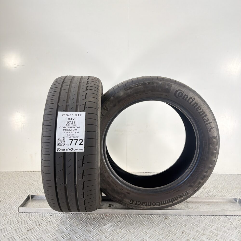 Pneumatici Usati 215 55 R17 94V Continental Premium Contact 6 Estive | Gomme Usate | PrimaGomme.it Pneumatici Usati 215 55 R17 94V Continental Premium Contact 6 Estive - immagine 4