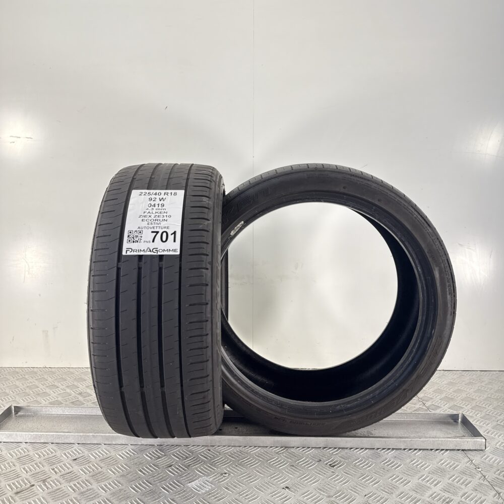 Pneumatici Usati 225 40 R18 92W Falken Ziex ZE310 Estive | Gomme Usate | PrimaGomme.it Pneumatici Usati 225 40 R18 92W Falken Ziex ZE310 Estive - immagine 4