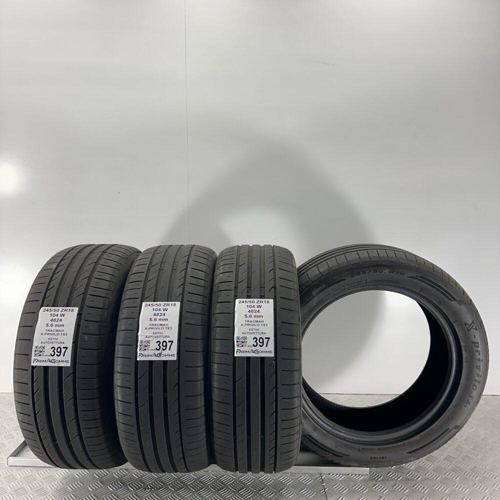 Pneumatici Usati 245 50 ZR18 104W Tracmah X-Privilo TX3 80% Estive | Gomme Usate | PrimaGomme.it Pneumatici Usati 245 50 ZR18 104W Tracmah X-Privilo TX3 80% Estive - immagine 4