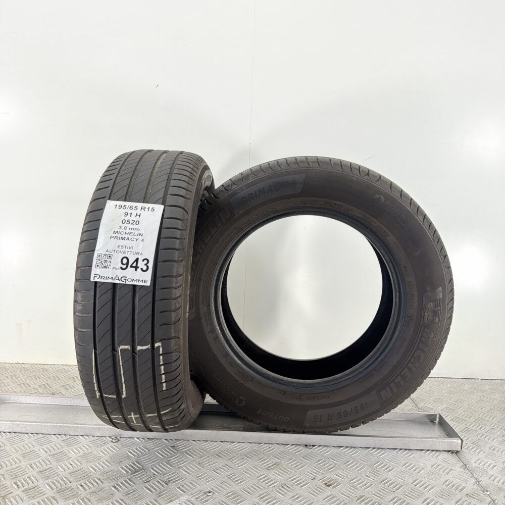 Pneumatici Usati 195 65 R15 91H Michelin Primacy 4 Estive | Gomme Usate | PrimaGomme.it Pneumatici Usati 195 65 R15 91H Michelin Primacy 4 Estive - immagine 4