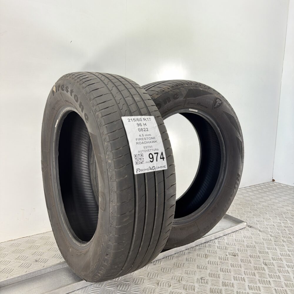 Pneumatici Usati 215 60 R17 96H Firestone Roadhawk Estive | Gomme Usate | PrimaGomme.it Pneumatici Usati 215 60 R17 96H Firestone Roadhawk Estive - immagine 7
