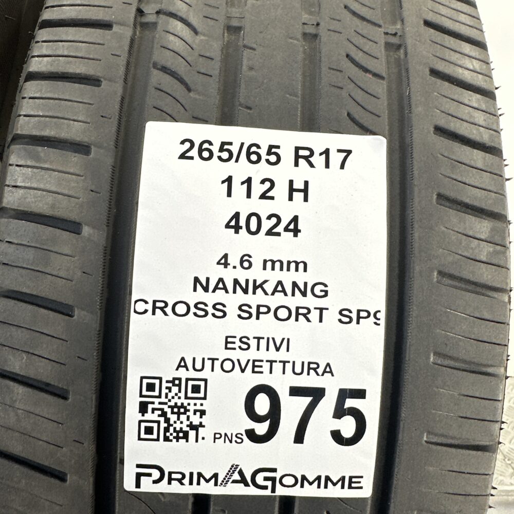 Pneumatici Usati 265 65 R17 112H Nankang Cross Sport SP5 Estive | Gomme Usate | PrimaGomme.it Pneumatici Usati 265 65 R17 112H Nankang Cross Sport SP5 Estive - immagine 3