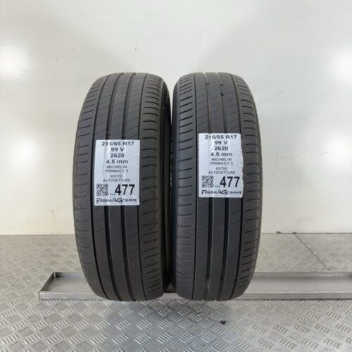 Pneumatici Usati 215 65 R17 99V Michelin Primacy 3 Estive