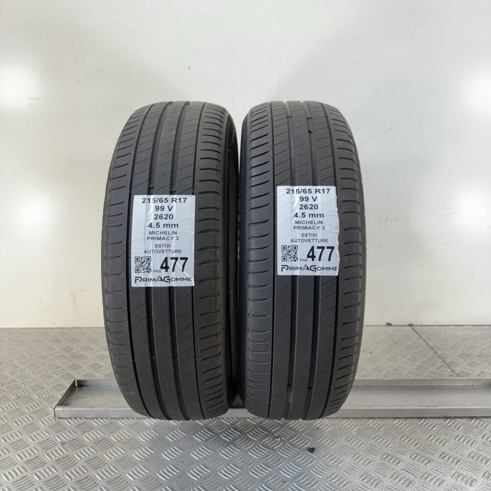 Pneumatici Usati 215 65 R17 99V Michelin Primacy 3 Estive | Gomme Usate | PrimaGomme.it Pneumatici Usati 215 65 R17 99V Michelin Primacy 3 Estive