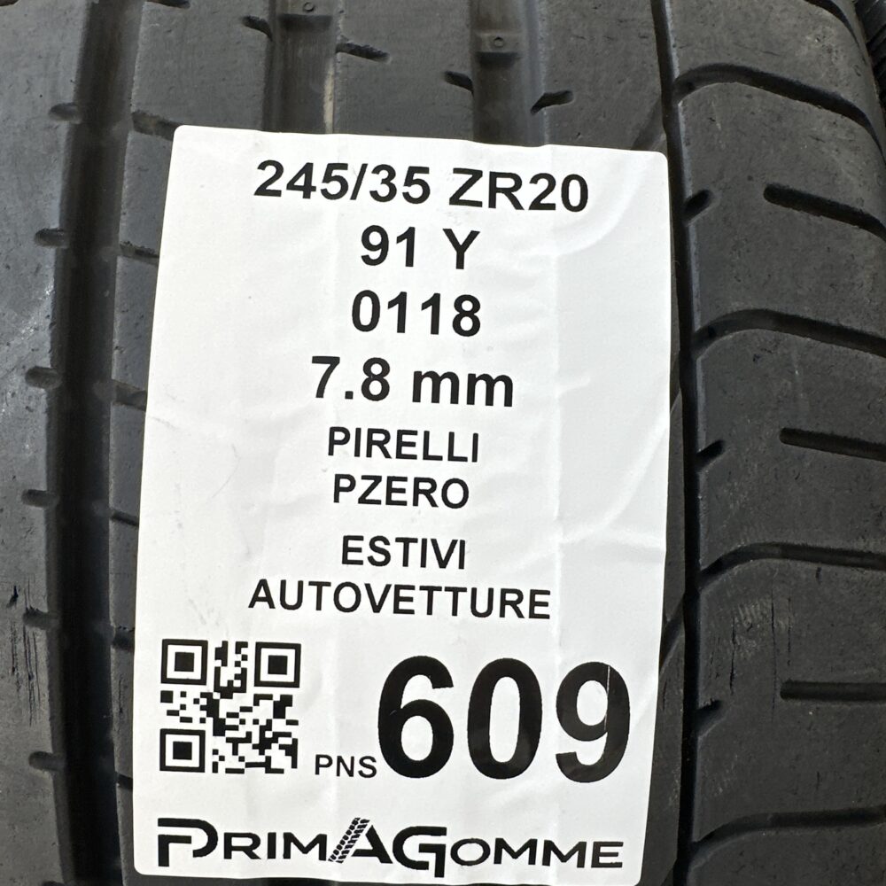 Pneumatici Usati 245 35 ZR20 91Y Pirelli Pzero 100% Estive | Gomme Usate | PrimaGomme.it Pneumatici usati 245 35 ZR20 Pirelli Pzero - foto 3