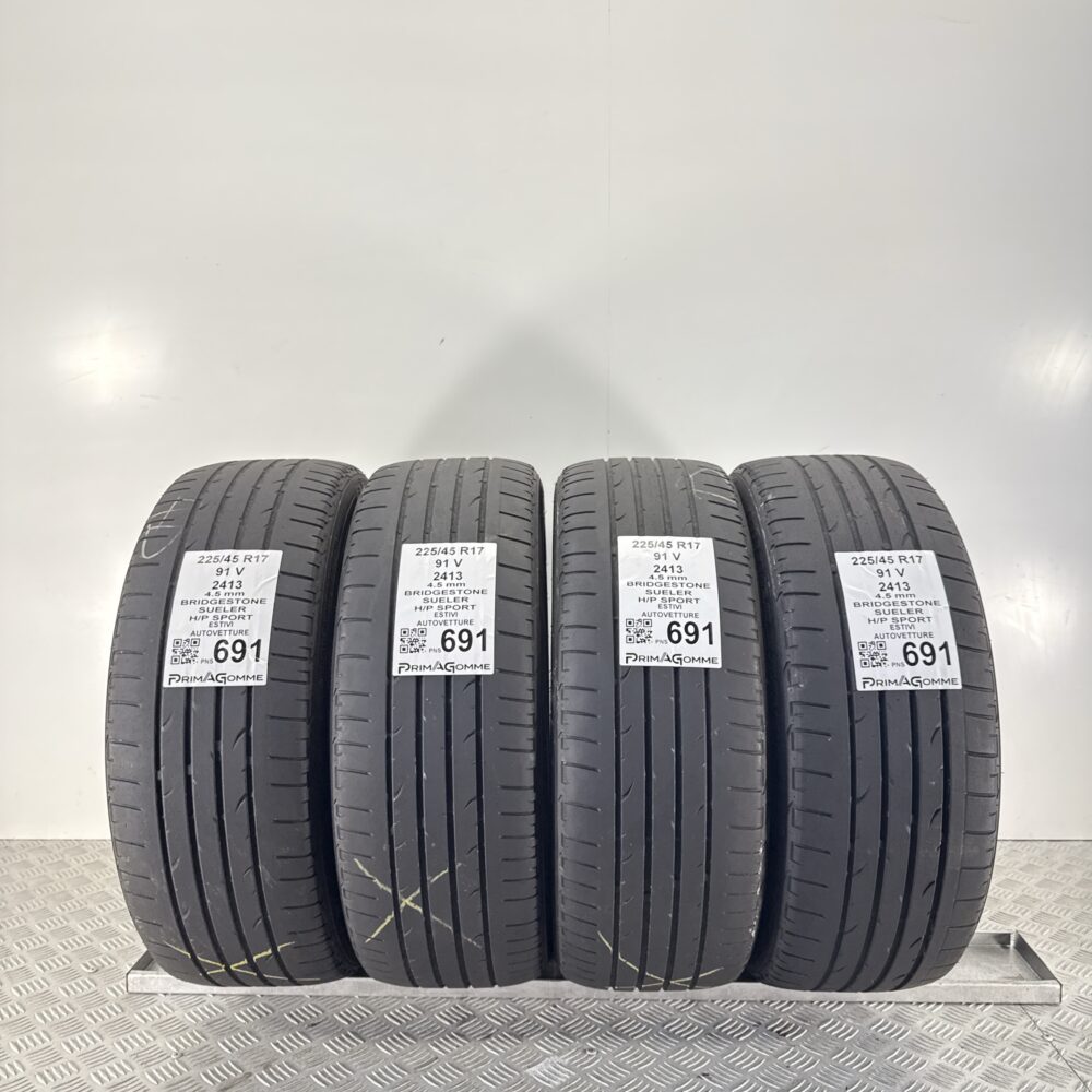 Pneumatici Usati 225 45 R17 91V Bridgestone Dueler H/P Sport Estive | Gomme Usate | PrimaGomme.it Pneumatici Usati 225 45 R17 91V Bridgestone Dueler H/P Sport Estive