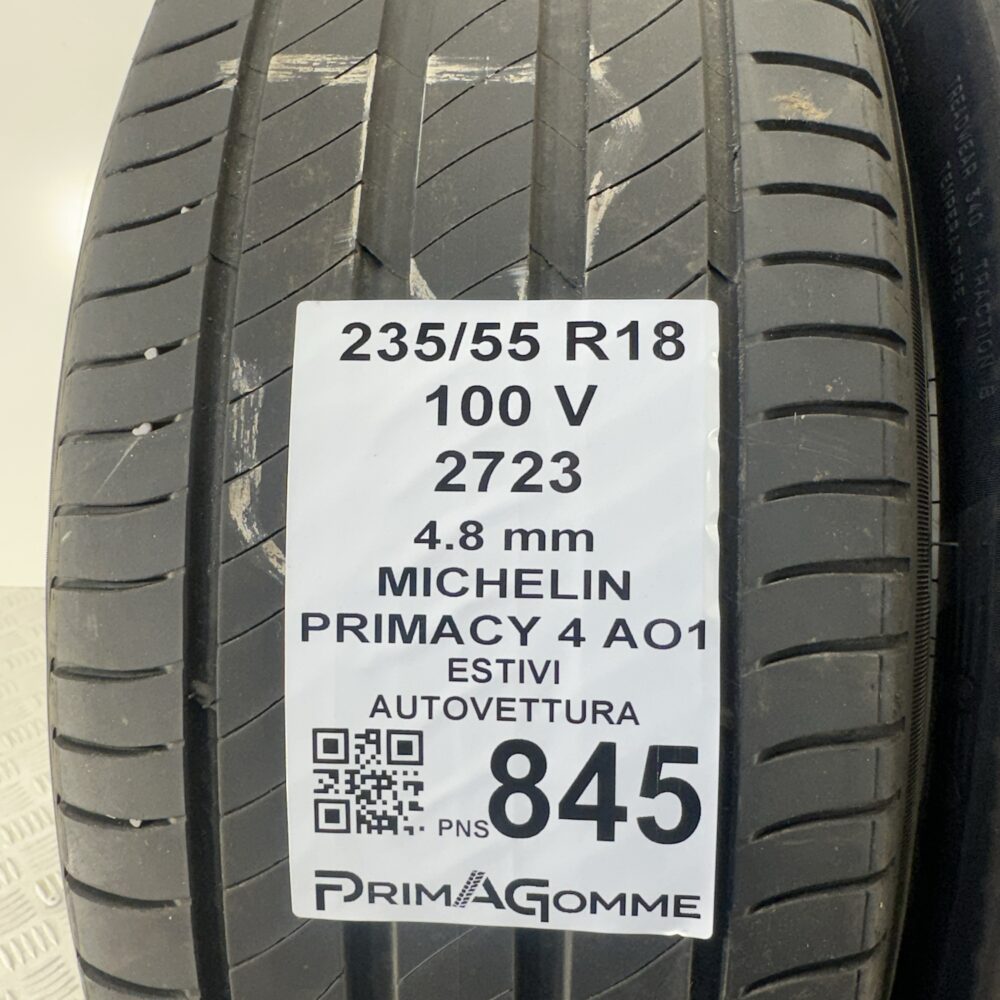 Pneumatici Usati 235 55 R18 100V Michelin Primacy 4 AO1 Estive | Gomme Usate | PrimaGomme.it Pneumatici Usati 235 55 R18 100V Michelin Primacy 4 AO1 Estive - immagine 3