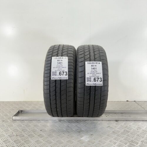 Pneumatici Usati 185 55 R14 80H Dunlop SP Sport 2000 E 81% Estive
