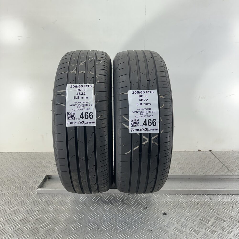 Pneumatici Usati 205 60 R16 96H Hankook Ventus Prime 3 85% Estive | Gomme Usate | PrimaGomme.it Pneumatici Usati 205 60 R16 96H Hankook Ventus Prime 3 85% Estive
