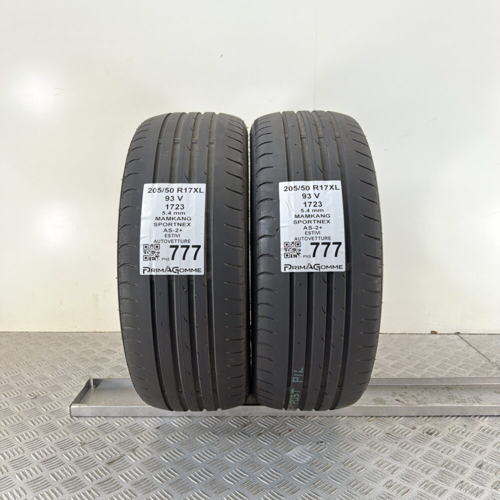 Pneumatici Usati 205 50 R17 XL 93V Nankang Sportnex AS-2+ 77% Estive | Gomme Usate | PrimaGomme.it Pneumatici Usati 205 50 R17 XL 93V Nankang Sportnex AS-2+ 77% Estive