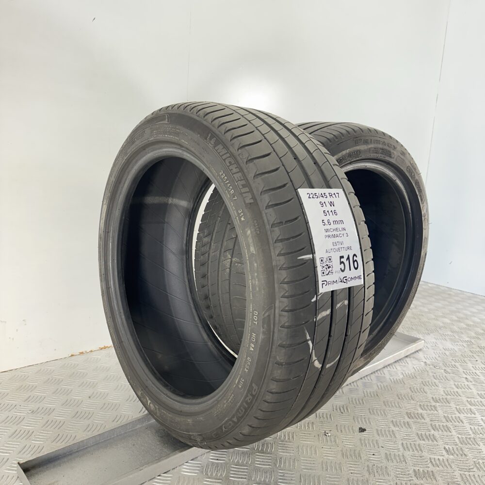 Pneumatici Usati 225 45 R17 91W Michelin Primacy 3 80% Estive | Gomme Usate | PrimaGomme.it Pneumatici Usati 225 45 R17 91W Michelin Primacy 3 80% Estive - immagine 4