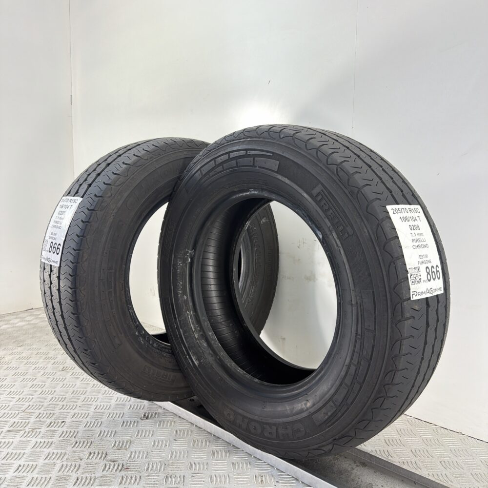 Pneumatici Usati 205 70 R15C 106 104T Pirelli Chrono 91% Estive | Gomme Usate | PrimaGomme.it Pneumatici Usati 205 70 R15C 106 104T Pirelli Chrono 91% Estive - immagine 7