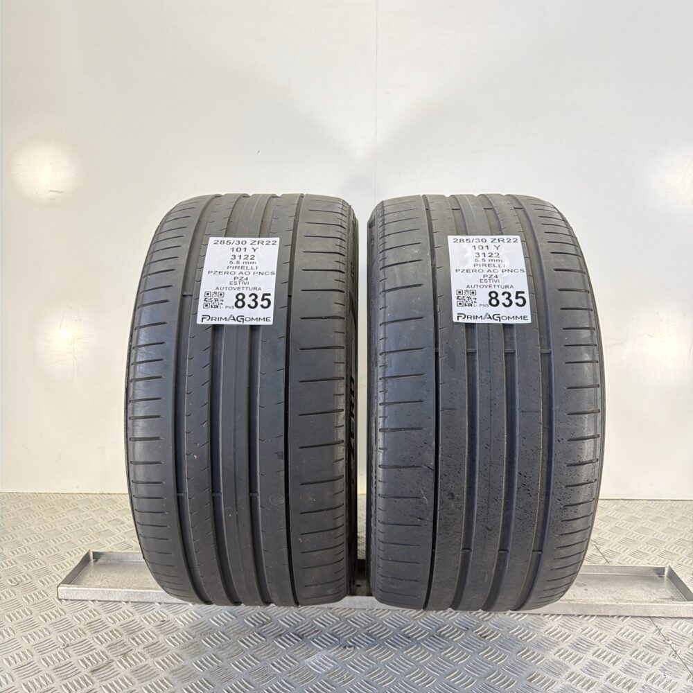 Pneumatici Usati 285 30 ZR22 101Y Pirelli PZero AO 78% Estive | Gomme Usate | PrimaGomme.it Pneumatici Usati 285 30 ZR22 101Y Pirelli PZero AO 78% Estive