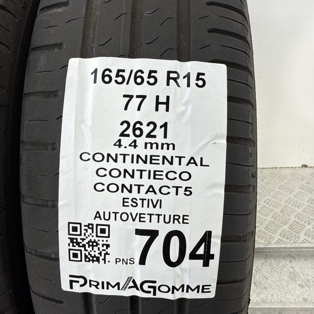 Pneumatici Usati 165 65 R15 77H Continental ContiEcoContact5 Estive | Gomme Usate | PrimaGomme.it Pneumatici Usati 165 65 R15 77H Continental ContiEcoContact5 Estive - immagine 3