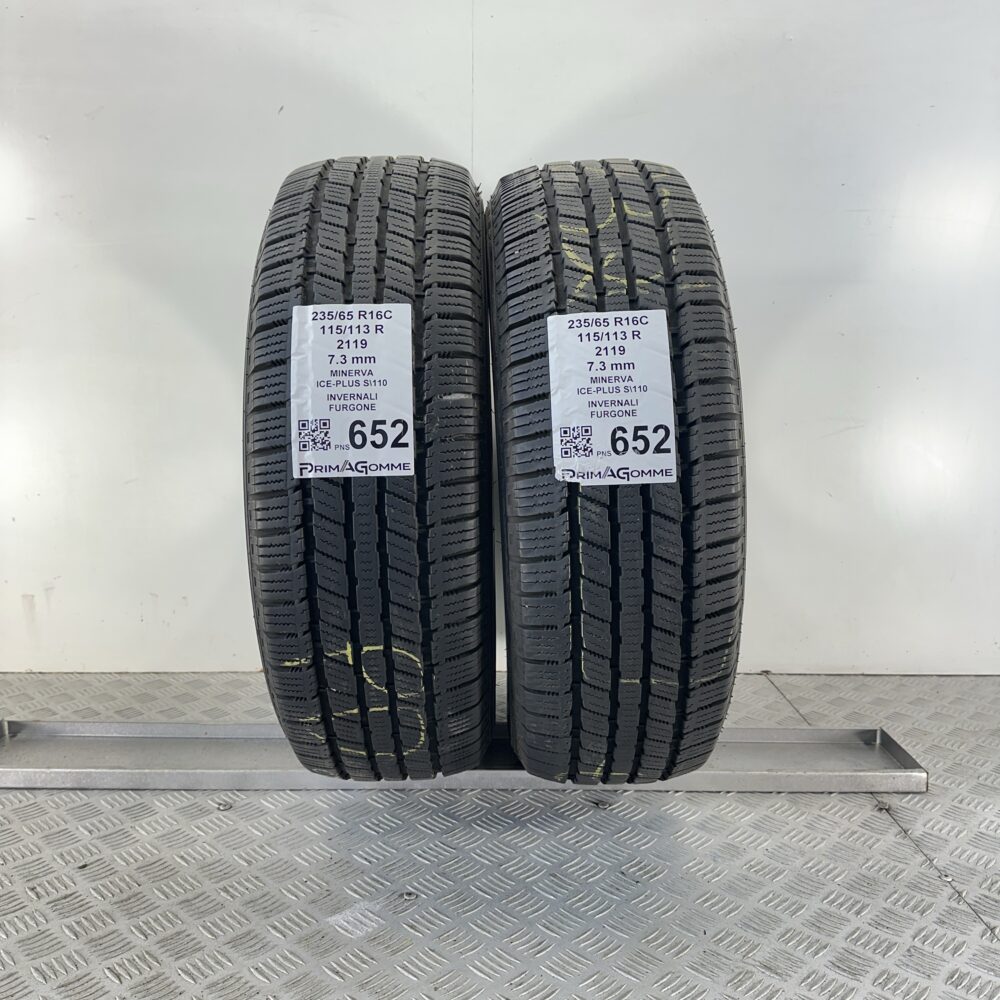 Pneumatici Usati 235 65 R16C 115/113R Minerva Ice-Plus S110 99% Invernali | Gomme Usate | PrimaGomme.it Pneumatici Usati 235 65 R16C 115/113R Minerva Ice-Plus S110 99% Invernali