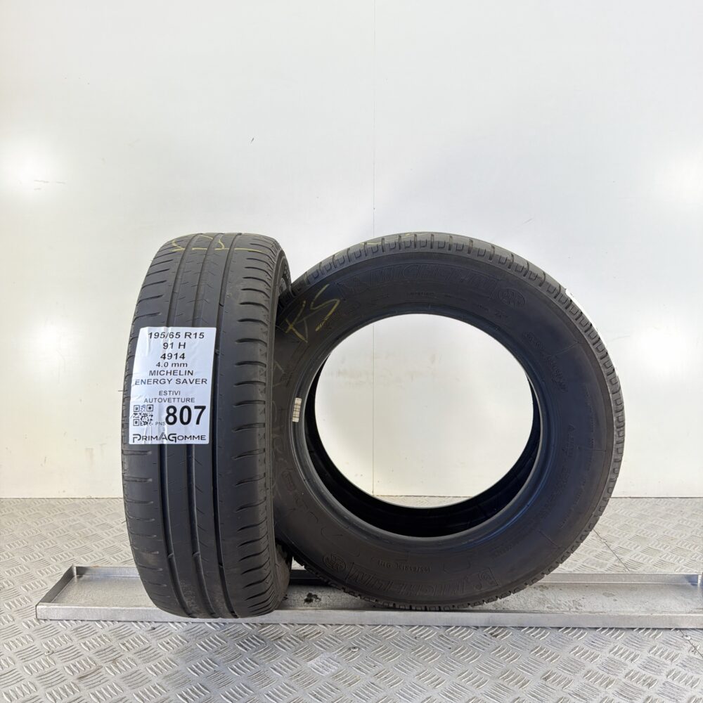 Pneumatici Usati 195 65 R15 91H Michelin Energy Saver Estive | Gomme Usate | PrimaGomme.it Pneumatici Usati 195 65 R15 91H Michelin Energy Saver Estive - immagine 5