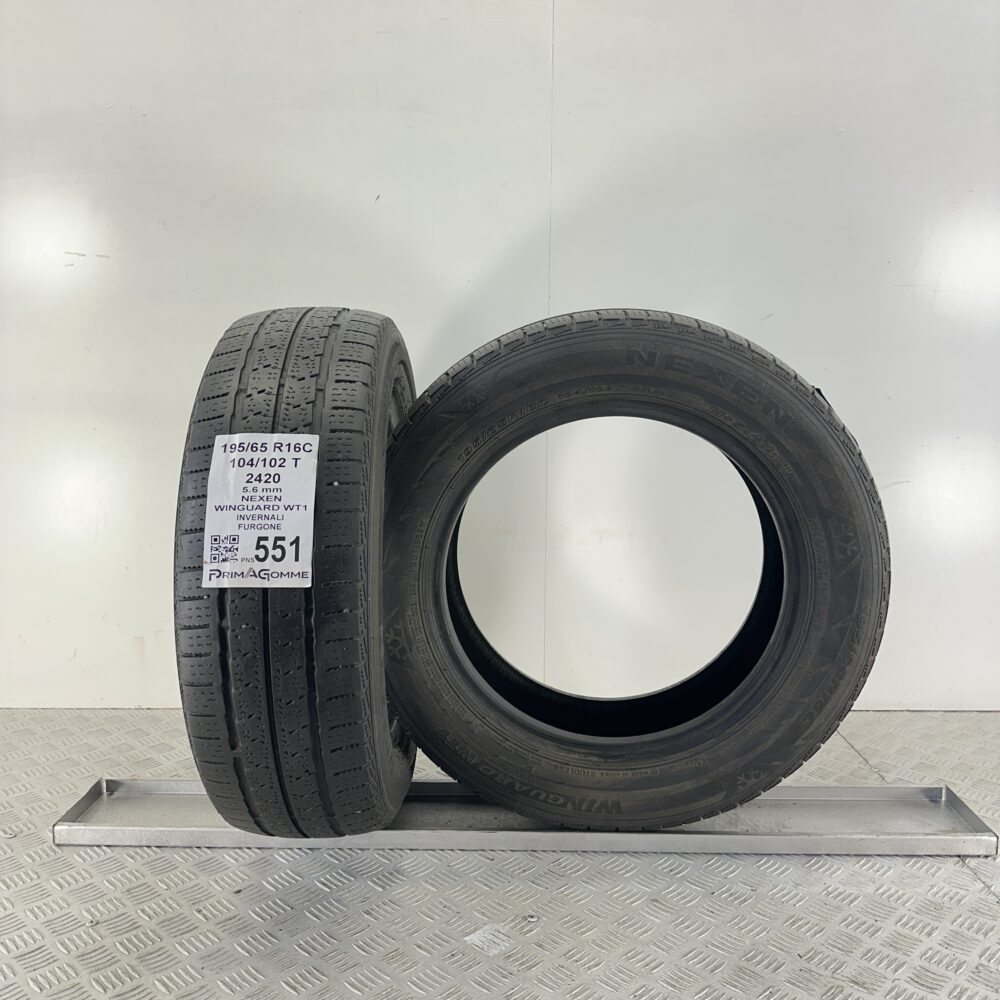 Pneumatici Usati 195 65 R16C 104/102T Nexen Winguard WT1 80% Invernali | Gomme Usate | PrimaGomme.it Pneumatici Usati 195 65 R16C 104/102T Nexen Winguard WT1 80% Invernali - immagine 4