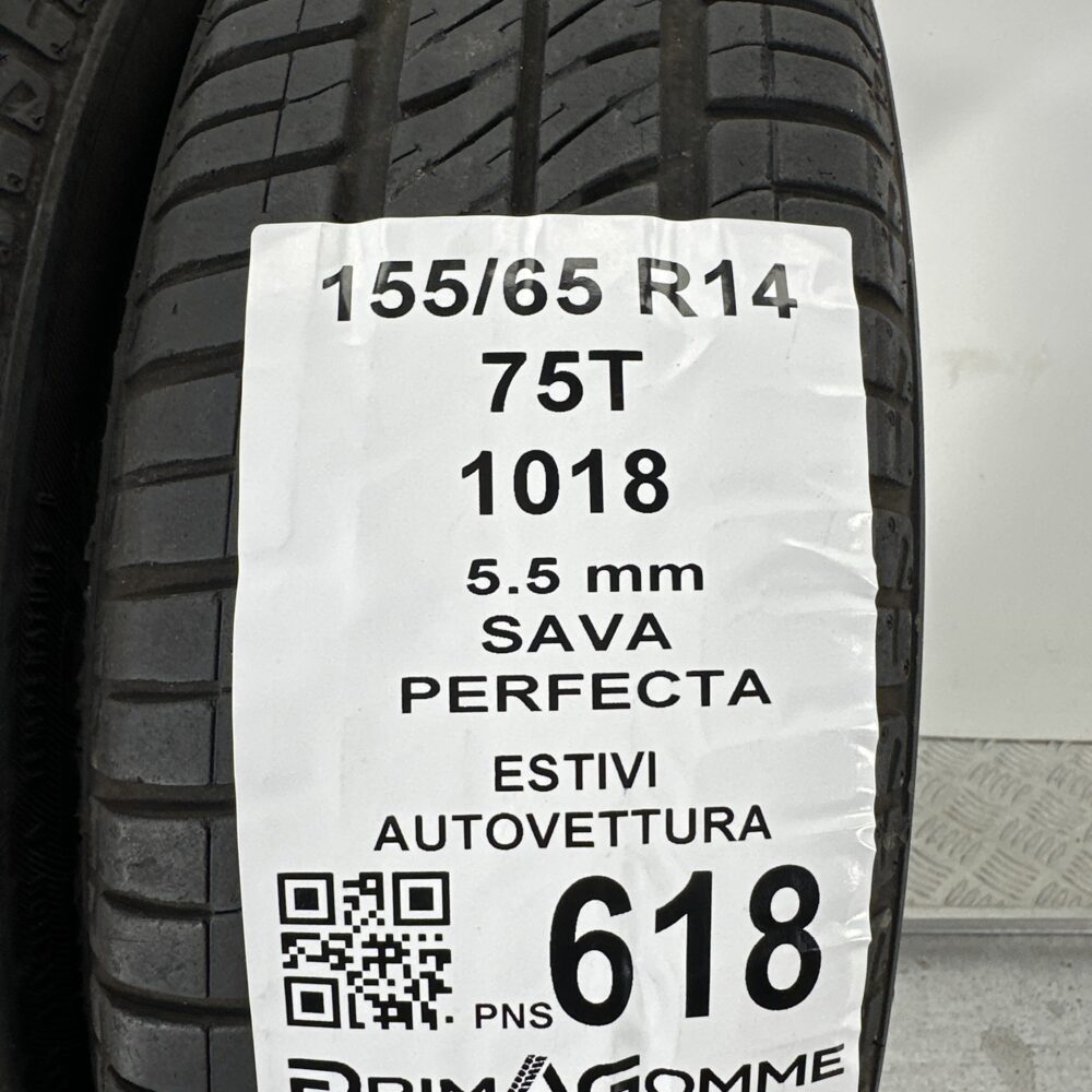 Pneumatici Usati 155 65 R14 75T Sava Perfecta 78% Estive | Gomme Usate | PrimaGomme.it Pneumatici Usati 155 65 R14 75T Sava Perfecta 78% Estive - immagine 3