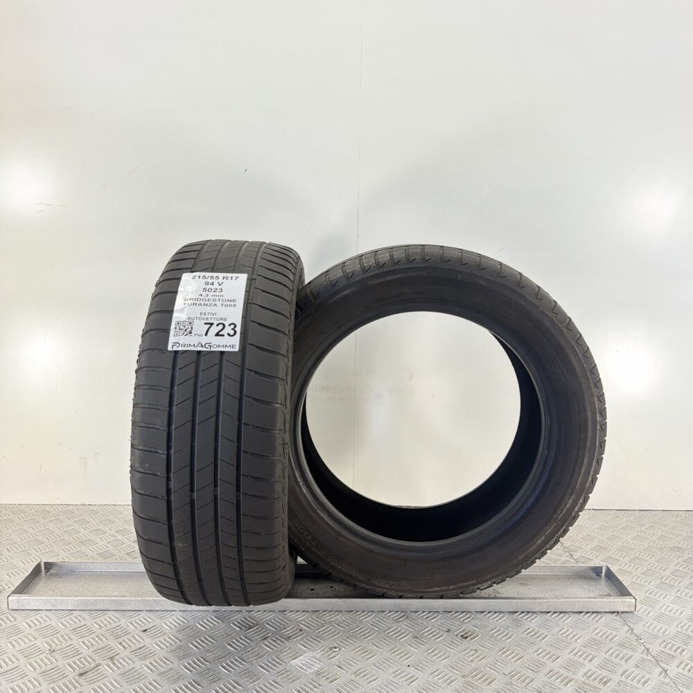 Pneumatici Usati 215 55 R17 94V Bridgestone Turanza T005 Estive | Gomme Usate | PrimaGomme.it Pneumatici Usati 215 55 R17 94V Bridgestone Turanza T005 Estive - immagine 4