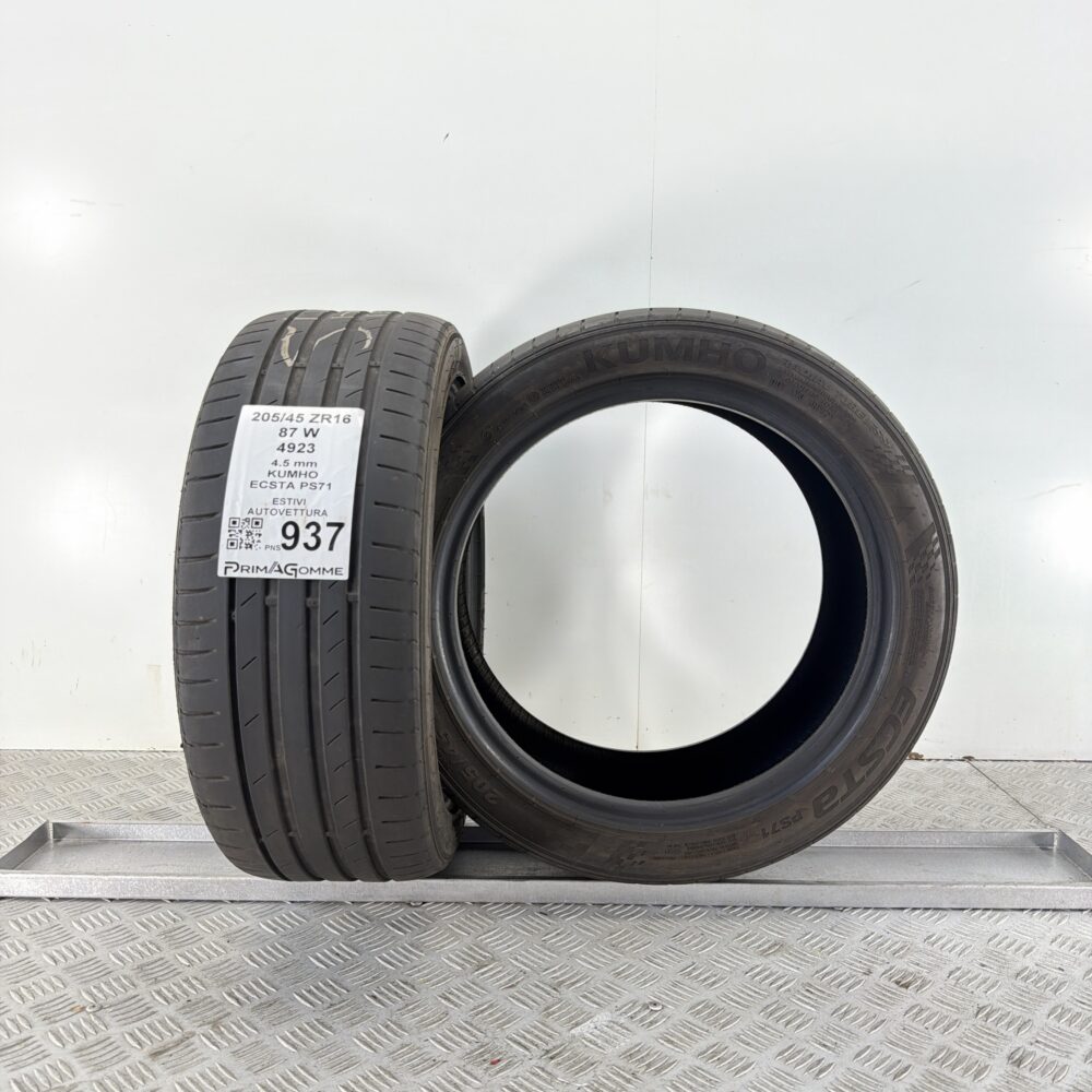 Pneumatici Usati 205 45 ZR16 87W Kumho Ecsta PS71 Estive | Gomme Usate | PrimaGomme.it Pneumatici Usati 205 45 ZR16 87W Kumho Ecsta PS71 Estive - immagine 4