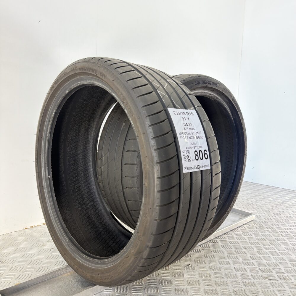 Pneumatici Usati 235 35 R19 91Y Bridgestone Potenza S005 Estive | Gomme Usate | PrimaGomme.it Pneumatici Usati 235 35 R19 91Y Bridgestone Potenza S005 Estive - immagine 7