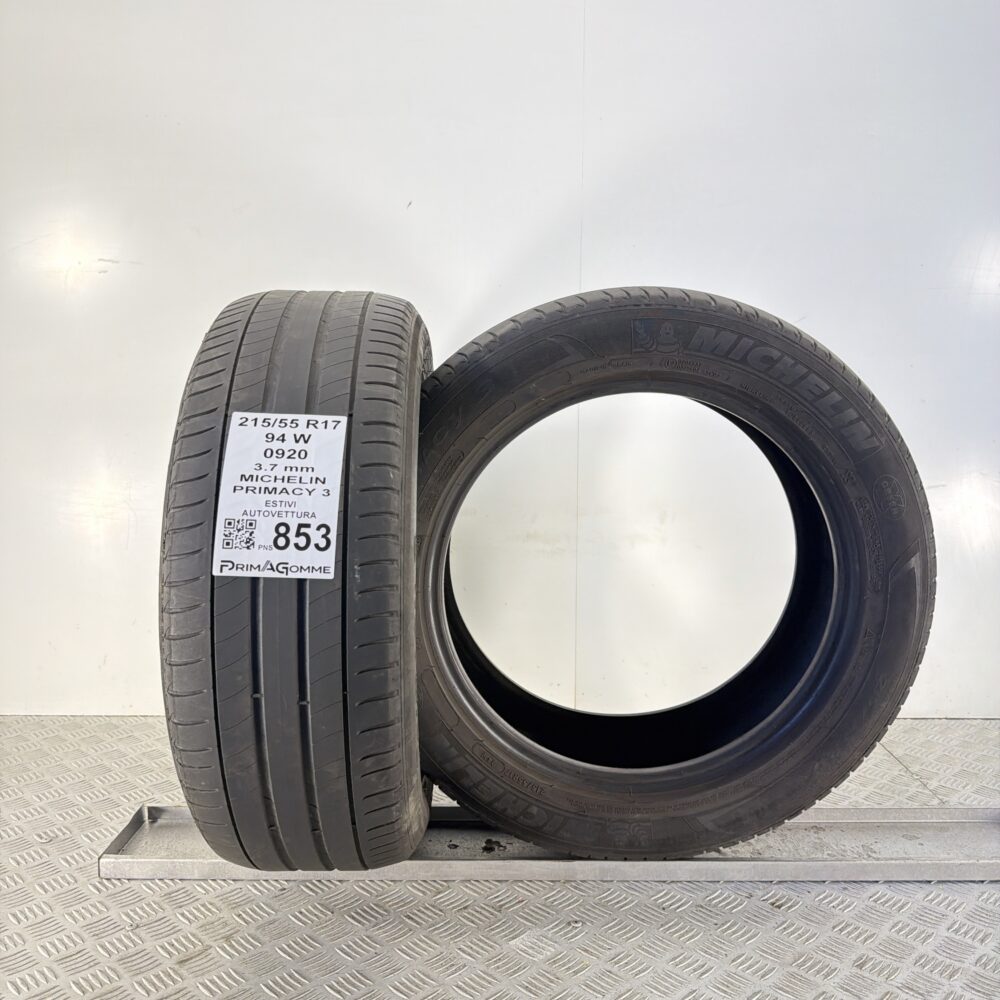 Pneumatici Usati 215 55 R17 94W Michelin Primacy 3 Estive | Gomme Usate | PrimaGomme.it Pneumatici Usati 215 55 R17 94W Michelin Primacy 3 Estive - immagine 4