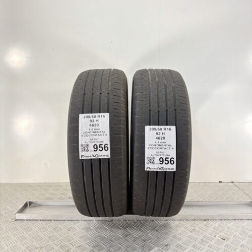 Pneumatici Usati 205 60 R16 92H Continental Ecocontact 6 Estive