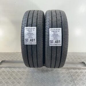 Pneumatici Usati 215 70 R15C 109/107S Continental Vanco 2 99% Estive