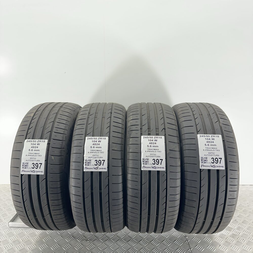 Pneumatici Usati 245 50 ZR18 104W Tracmah X-Privilo TX3 80% Estive | Gomme Usate | PrimaGomme.it Pneumatici Usati 245 50 ZR18 104W Tracmah X-Privilo TX3 80% Estive
