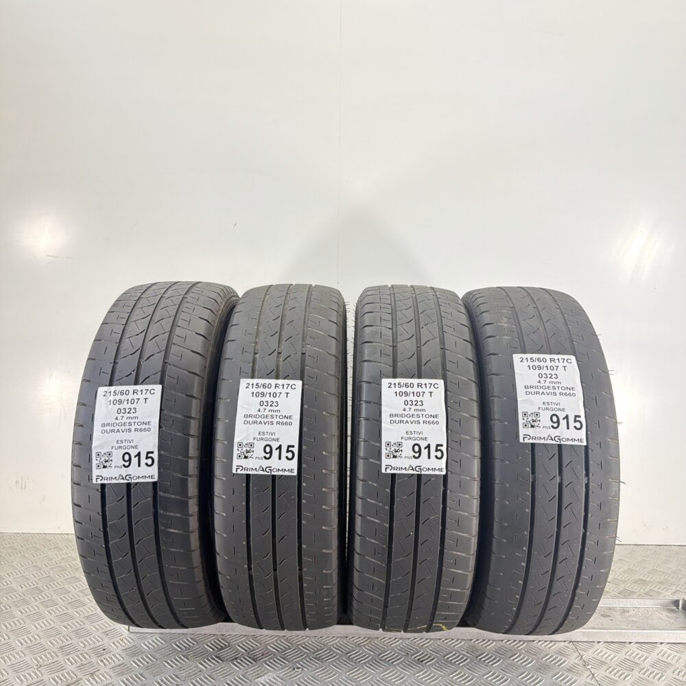 Gomme Usate 215 60 R17C 109 107T Bridgestone Duravis R660 Estive | Gomme Usate | PrimaGomme.it Gomme Usate 215 60 R17C 109 107T Bridgestone Duravis R660 Estive