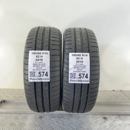 Pneumatici Usati 185 60 R14 82H Esatecar Spirit 5HP 73% Estive